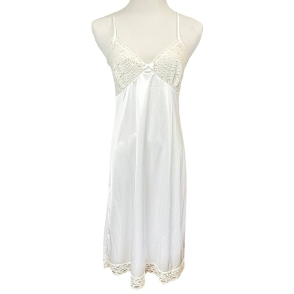 Lace & Satin Slip Dress or Nightgown Vintage? Medium? - Picture 1 of 8